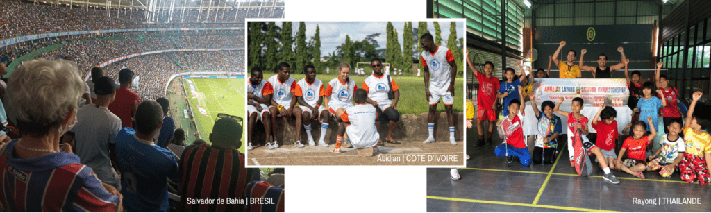 Le sport en mission humanitaire
