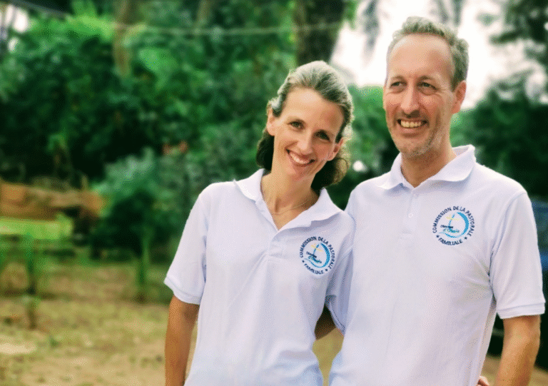Sophie et Geoffroy en mission au Cameroun