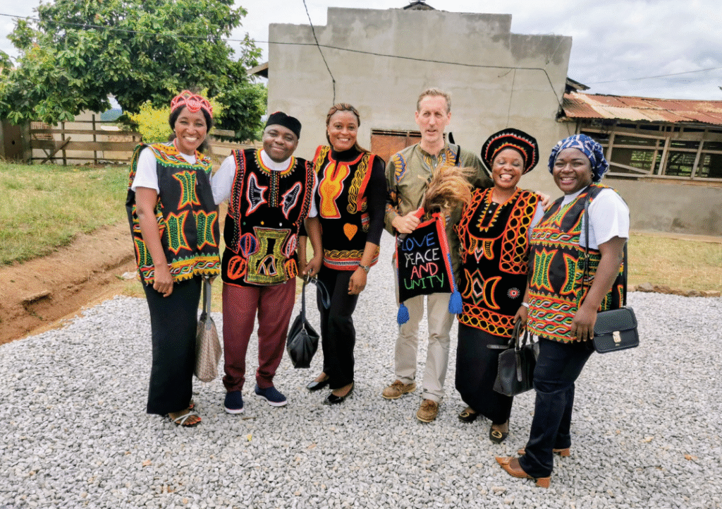 Sophie et Geoffroy en mission au Cameroun