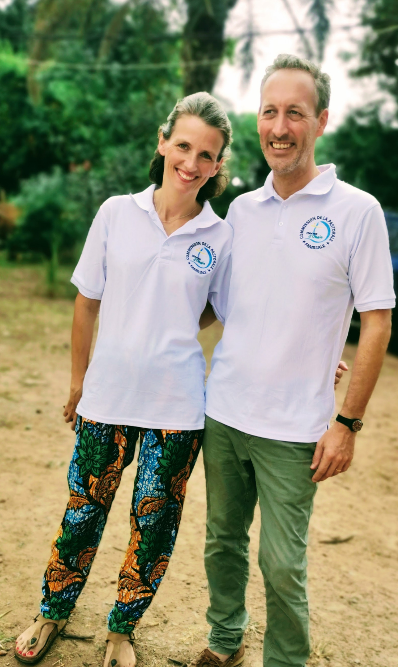 Sophie et Geoffroy en mission au Cameroun