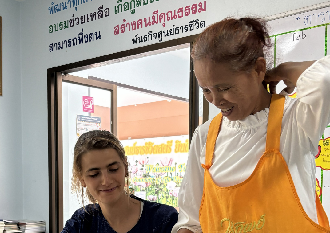Marie des Lys en mission à Pattaya