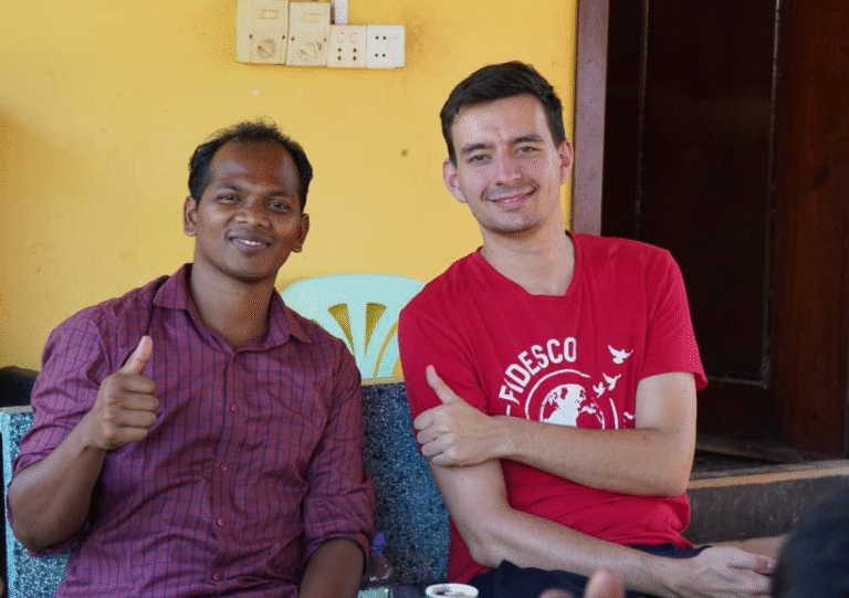 Amaury en mission au Cambodge à Sihanoukville