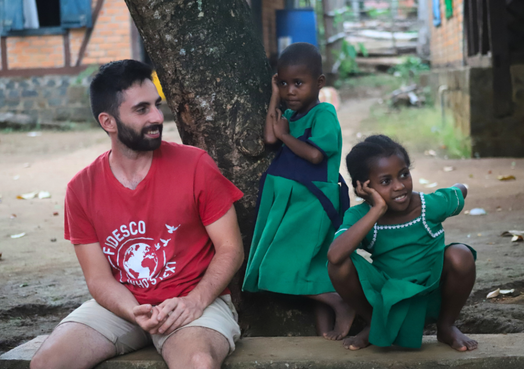 Victor, en mission à Madagascar