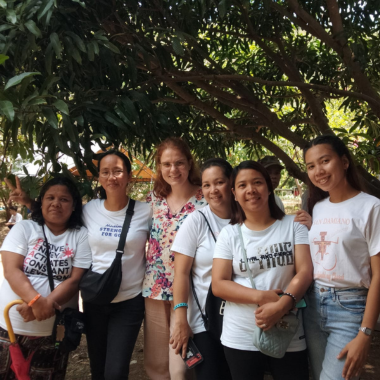 Marie, en mission Fidesco aux Phlippines