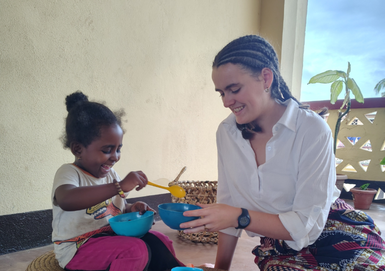 Marie, en mission à Madagascar