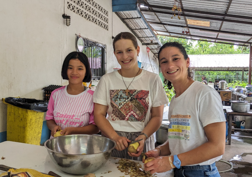 Quitterie, en mission à Kanchanaburi en Thaïlande