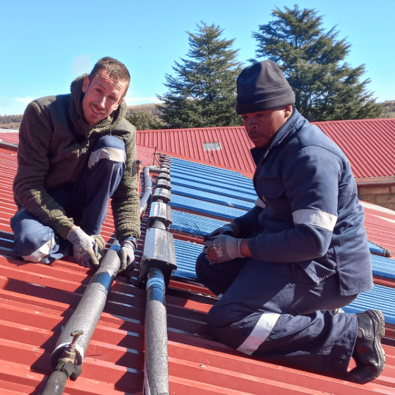 Mission humanitaire - construction au Lesotho